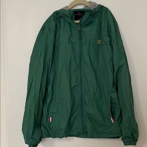 Jingle Bongala Boy’s Green Hooded Windbreaker Jacket - 160cm (XL)